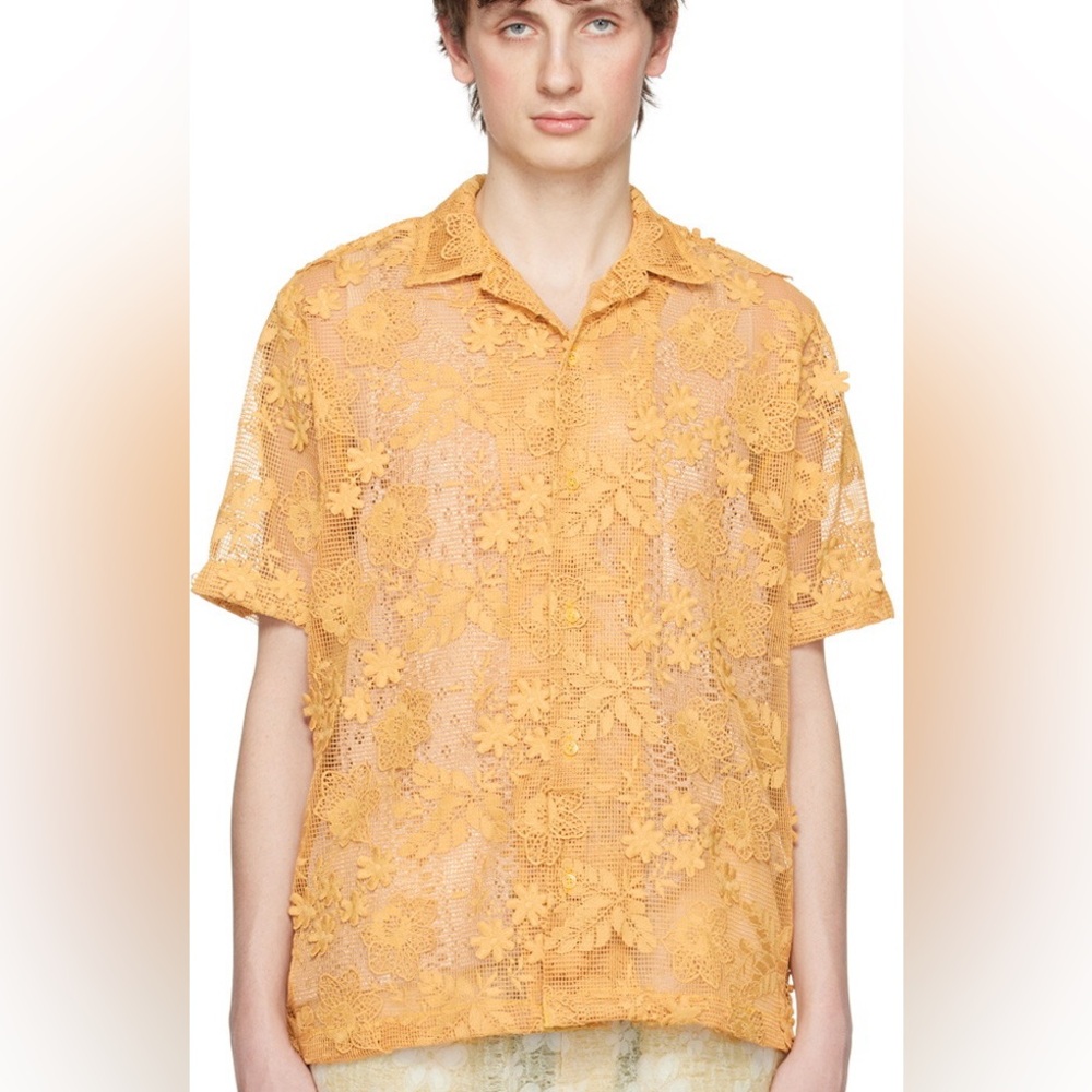CMMN SWDN Ochre Duane Shirt - Picture 6 of 8